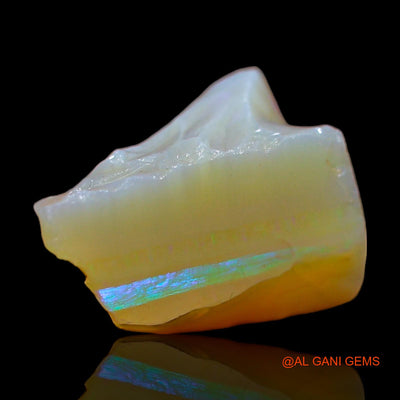 Natural Untreated Fire Opal Loose Gemstone Fancy Rough From Australia 9.00 Cts 18x12x11 mm RC-646