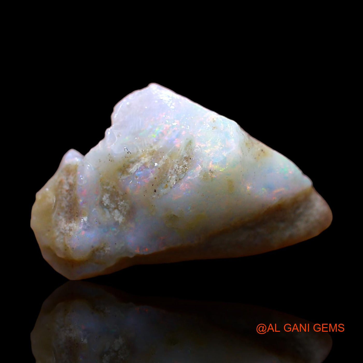 7.00 Cts Natural Australian Fire Opal Loose Gemstone Fancy Rough 19x12x9 mm RC-648