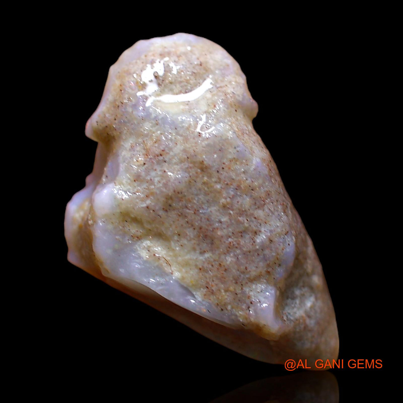 7.00 Cts Natural Australian Fire Opal Loose Gemstone Fancy Rough 19x12x9 mm RC-648