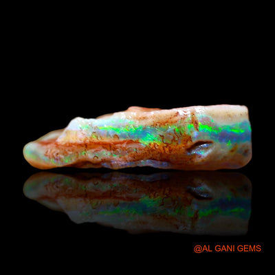 Natural Fire Opal Gemstone 6.00 Cts Loose Fancy Rough From Australia 18x11x4 mm RC-649