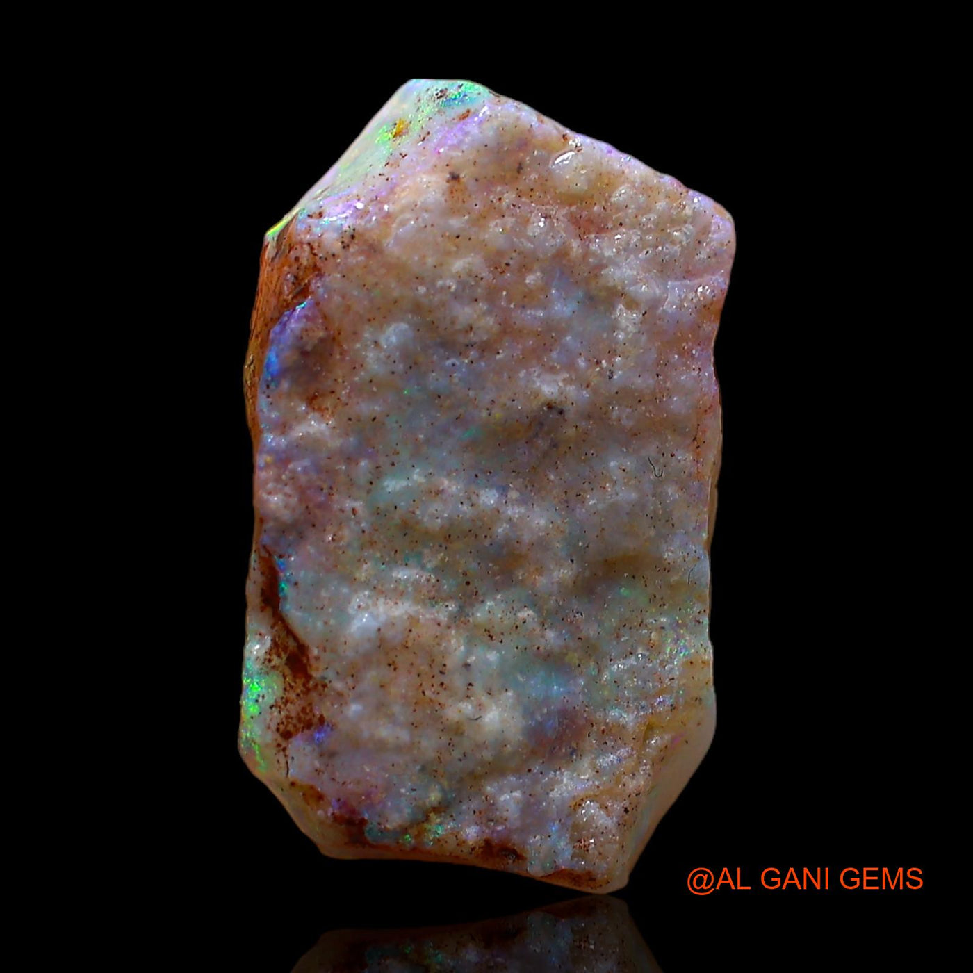 Natural Fire Opal Gemstone 6.00 Cts Loose Fancy Rough From Australia 18x11x4 mm RC-649