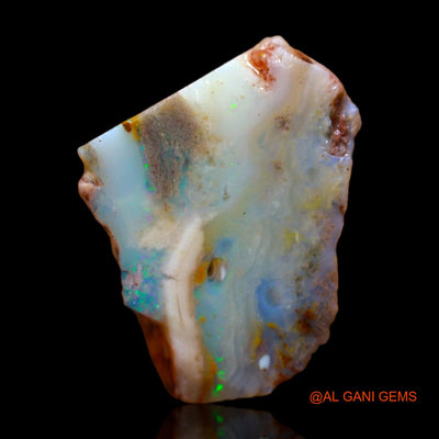 14.00 Cts Natural Australian Fire Opal Loose Gemstone Fancy Rough 20x15x2 mm RC-64