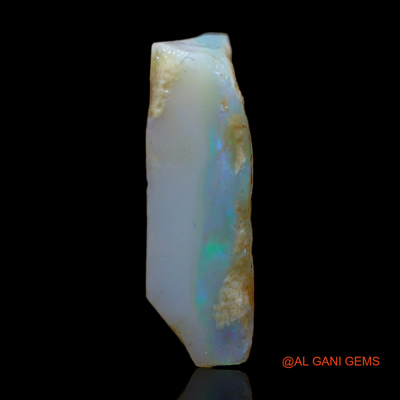 Natural Fire Opal Gemstone 7.00 Cts Loose Fancy Rough From Australia 17x11x5 mm RC-651