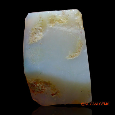 Natural Fire Opal Gemstone 7.00 Cts Loose Fancy Rough From Australia 17x11x5 mm RC-651