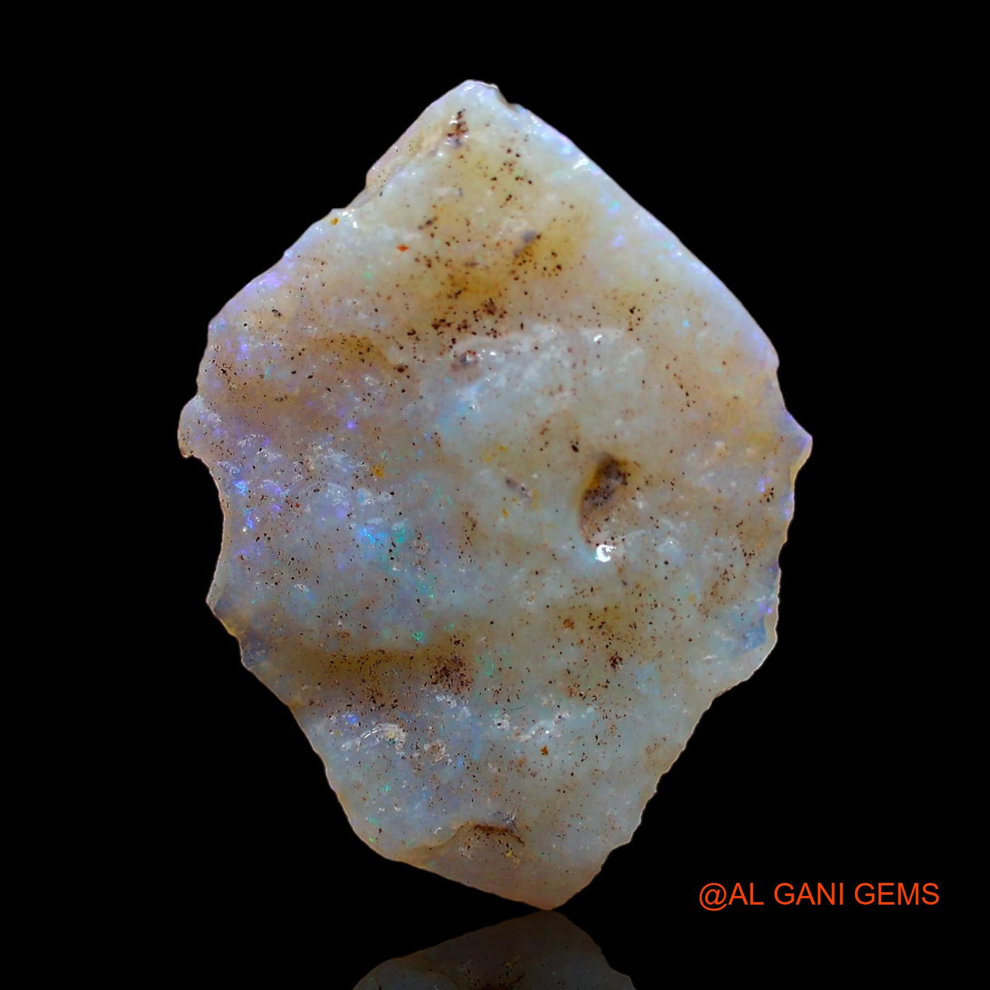 5.00 Cts Unheated Australian Fire Opal Loose Gemstone Fancy Rough Natural 23x17x3 mm RC-653