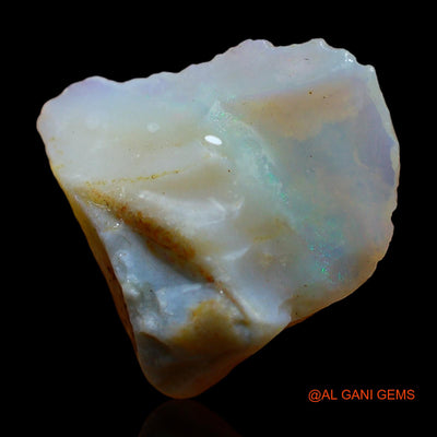 Natural Untreated Fire Opal Loose Gemstone Fancy Rough From Australia 6.00 Cts 15x15x6 mm RC-659