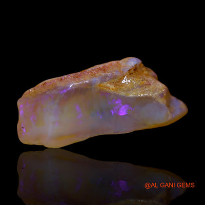 7.00 Cts Natural Australian Fire Opal Loose Gemstone Fancy Rough 20x9x8 mm RC-664