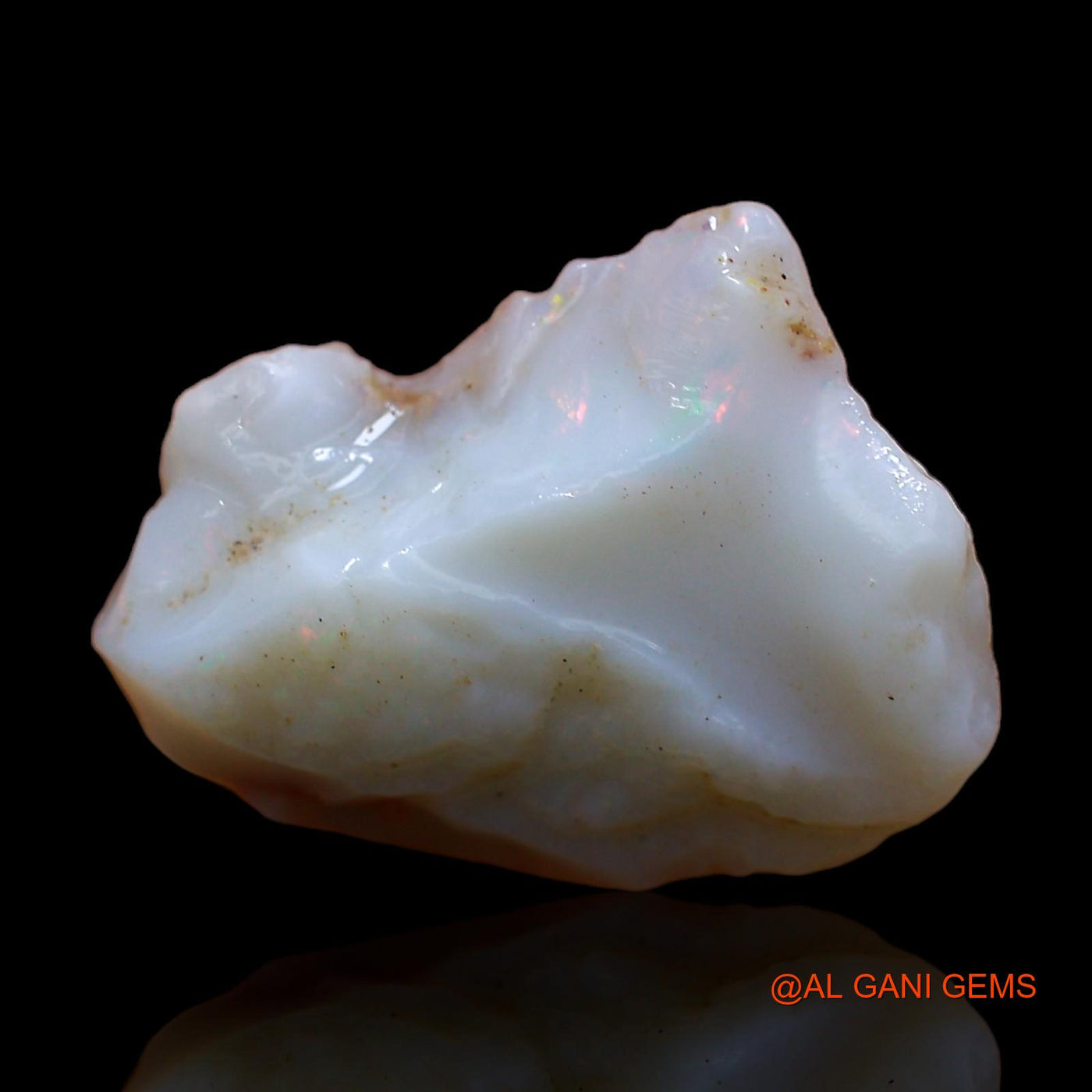 Natural Fire Opal Gemstone 5.00 Cts Loose Fancy Rough From Australia 18x13x5 mm RC-670
