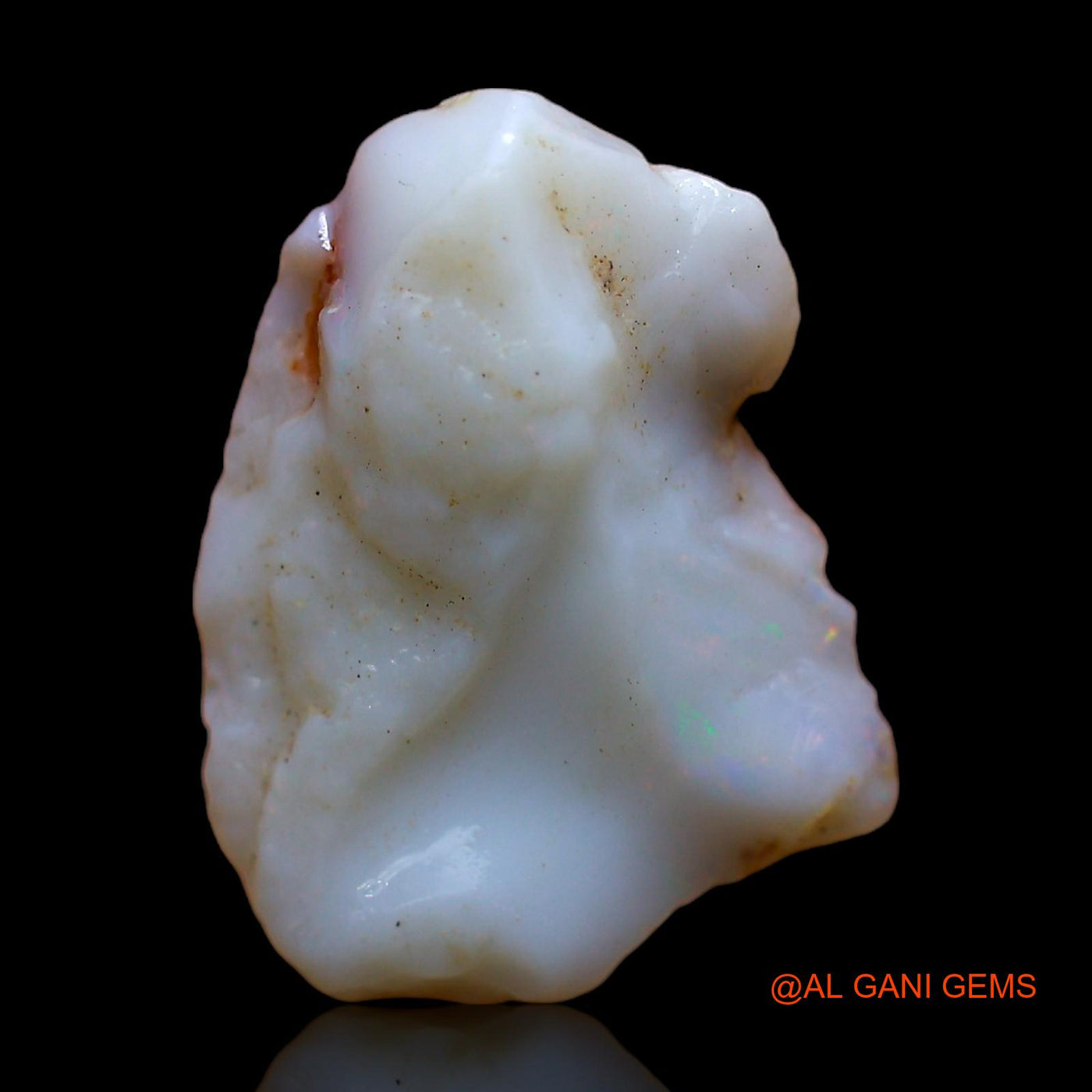 Natural Fire Opal Gemstone 5.00 Cts Loose Fancy Rough From Australia 18x13x5 mm RC-670