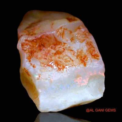 Natural Fire Opal Gemstone 6.00 Cts Loose Fancy Rough From Australia 18x9x7 mm RC-673