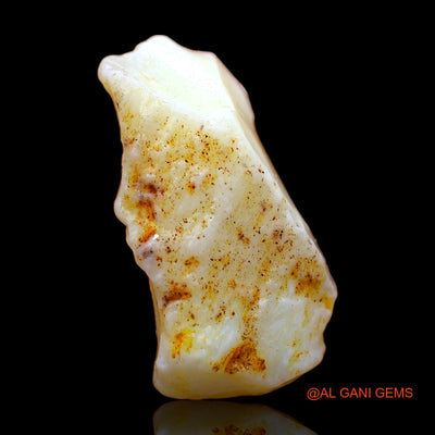 Natural Fire Opal Gemstone 6.00 Cts Loose Fancy Rough From Australia 19x10x7 mm RC-674
