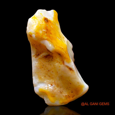 Natural Fire Opal Gemstone 6.00 Cts Loose Fancy Rough From Australia 19x10x7 mm RC-674
