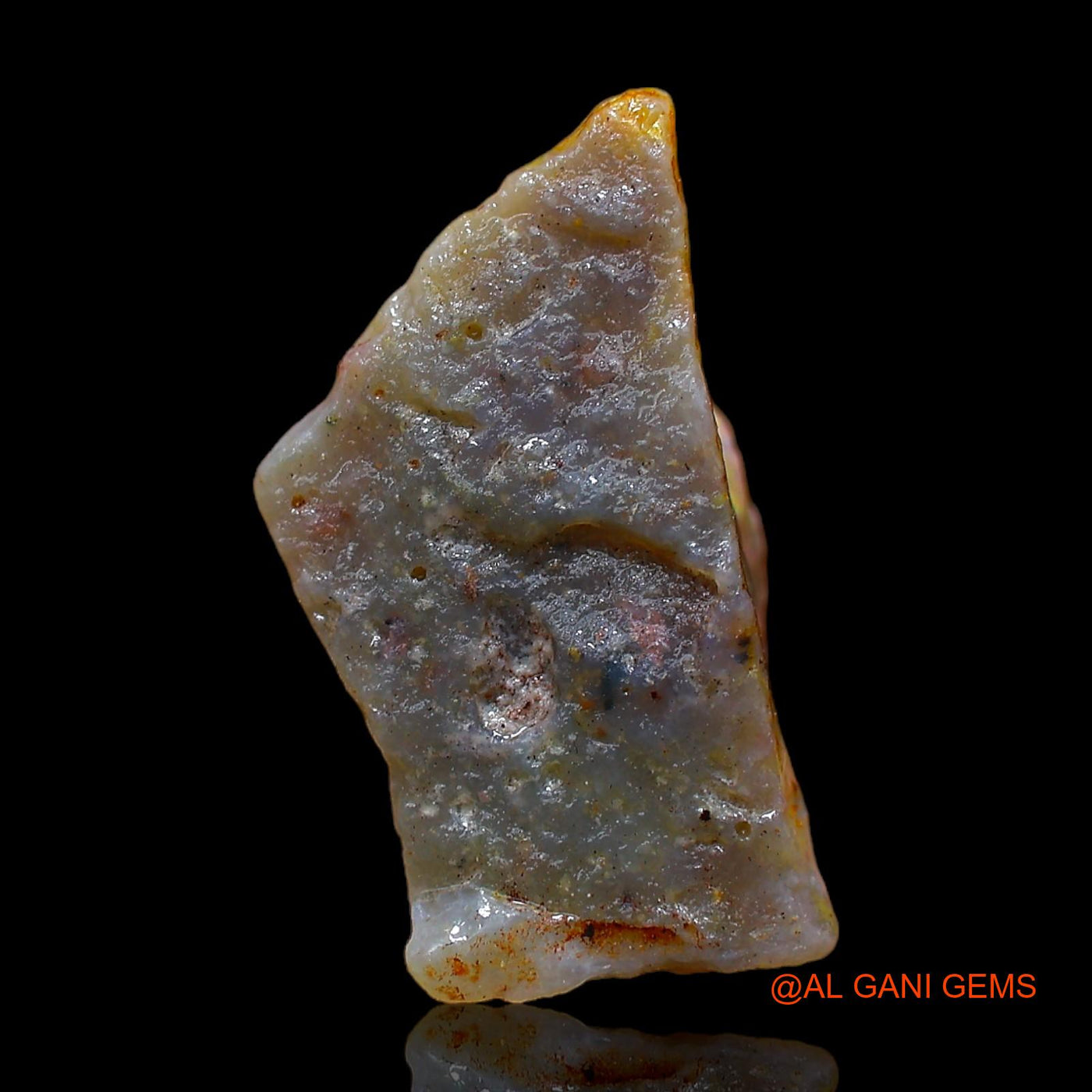 5.00 Cts Natural Australian Fire Opal Loose Gemstone Fancy Rough 18x9x6 mm RC-675