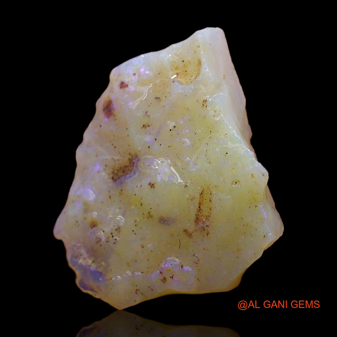 4.00 Cts Natural Australian Fire Opal Loose Gemstone Fancy Rough 19x15x3 mm RC-676