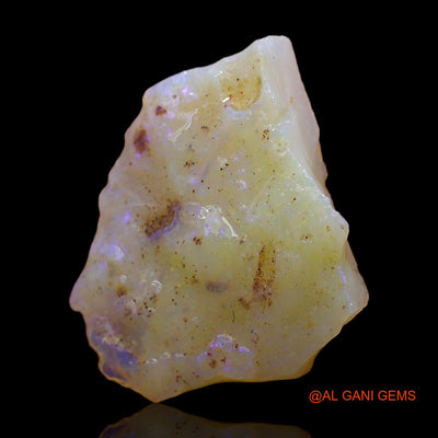 4.00 Cts Natural Australian Fire Opal Loose Gemstone Fancy Rough 19x15x3 mm RC-676