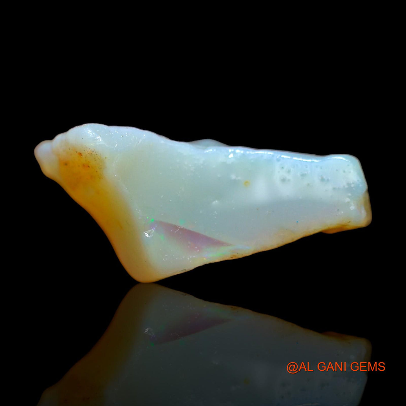 8.00 Cts Natural Australian Fire Opal Loose Gemstone Fancy Rough 18x13x8 mm RC-678