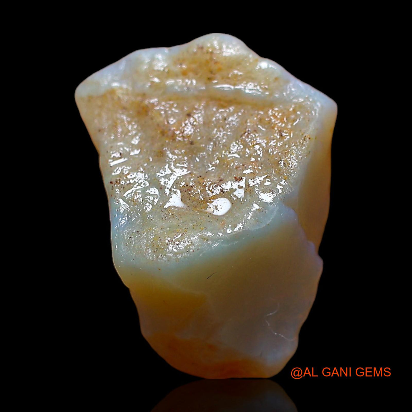 8.00 Cts Natural Australian Fire Opal Loose Gemstone Fancy Rough 18x13x8 mm RC-678
