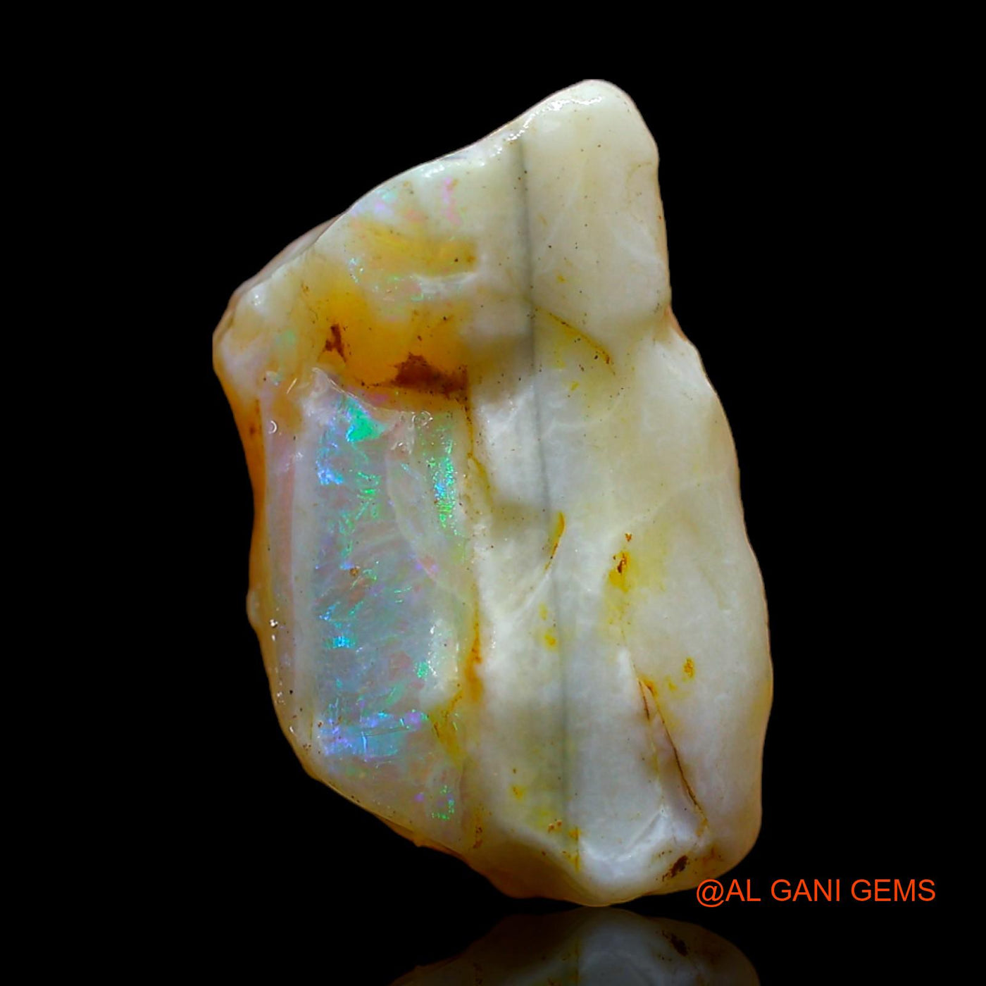 14.00 Cts Natural Australian Fire Opal Loose Gemstone Fancy Rough 17x13x11 mm RC-67