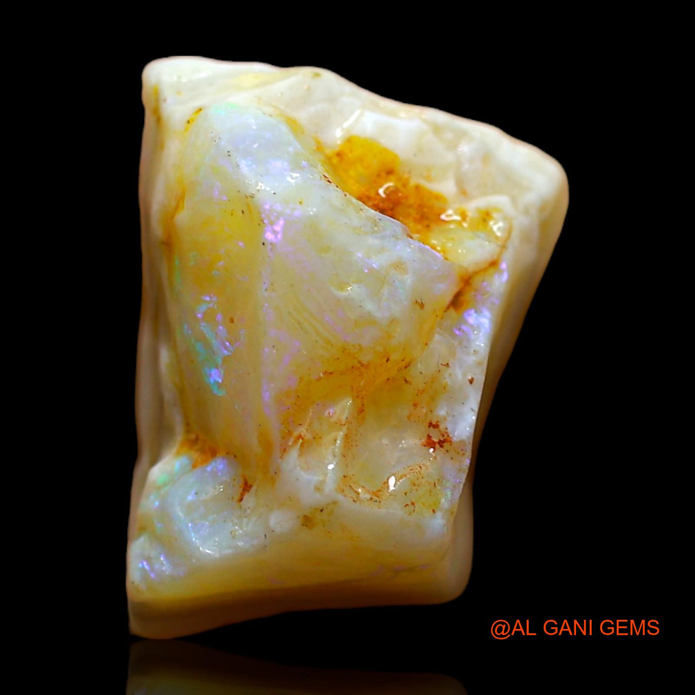 14.00 Cts Natural Australian Fire Opal Loose Gemstone Fancy Rough 17x13x11 mm RC-67