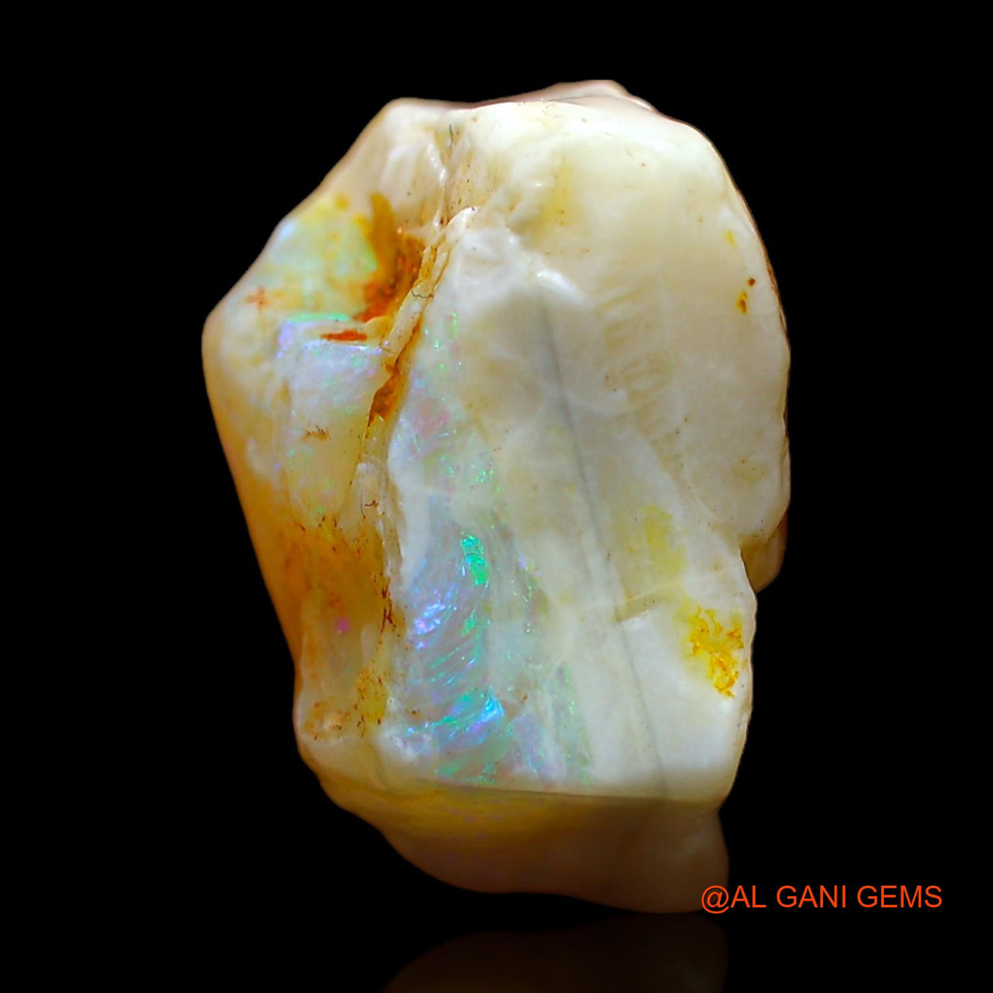 14.00 Cts Natural Australian Fire Opal Loose Gemstone Fancy Rough 17x13x11 mm RC-67