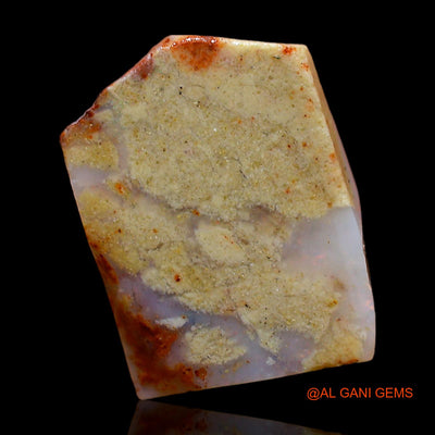 5.00 Cts Natural Australian Fire Opal Loose Gemstone Fancy Rough 15x12x3 mm RC-683
