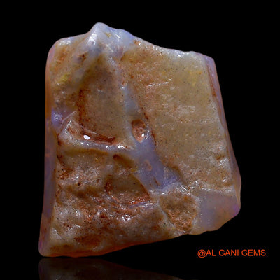 Natural Untreated Fire Opal Loose Gemstone Fancy Rough From Australia 5.00 Cts 15x13x5 mm RC-691