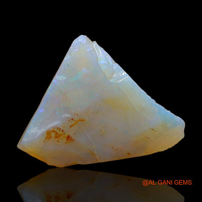 Natural Untreated Fire Opal Loose Gemstone Fancy Rough From Australia 4.00 Cts 15x14x3 mm RC-692