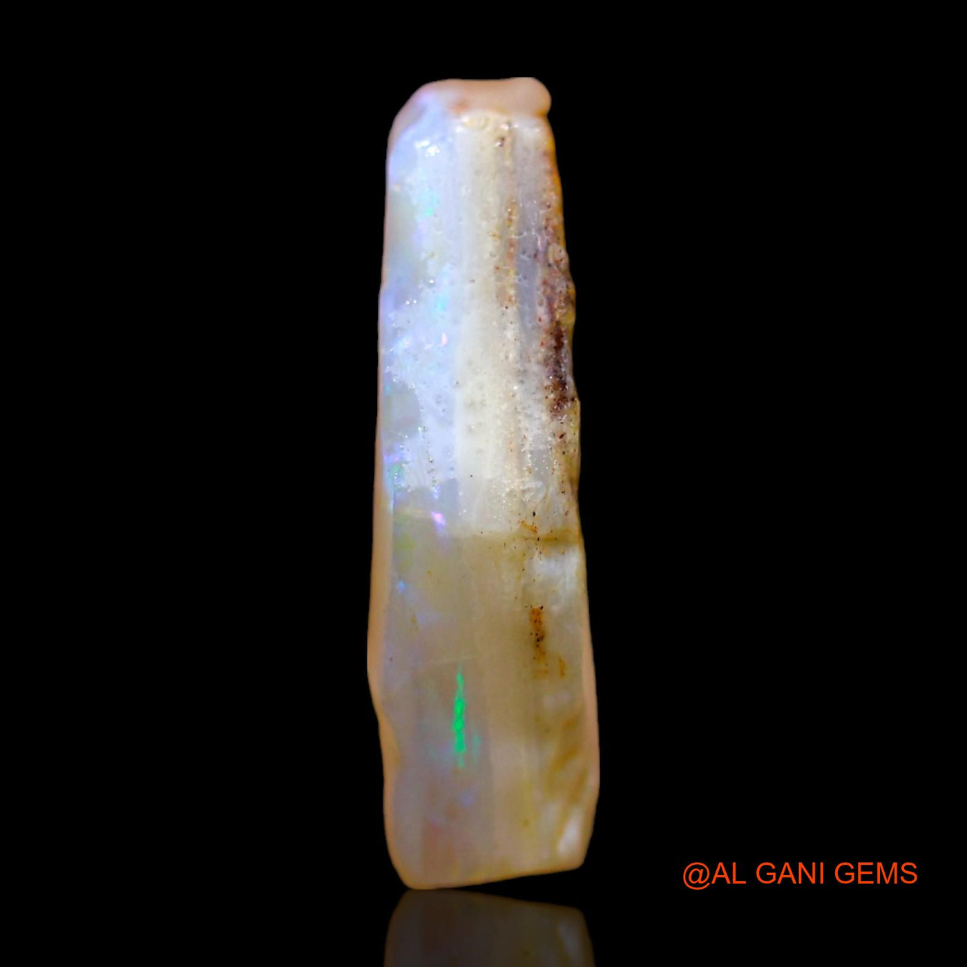 Natural Untreated Fire Opal Loose Gemstone Fancy Rough From Australia 6.00 Cts 16x13x4 mm RC-694
