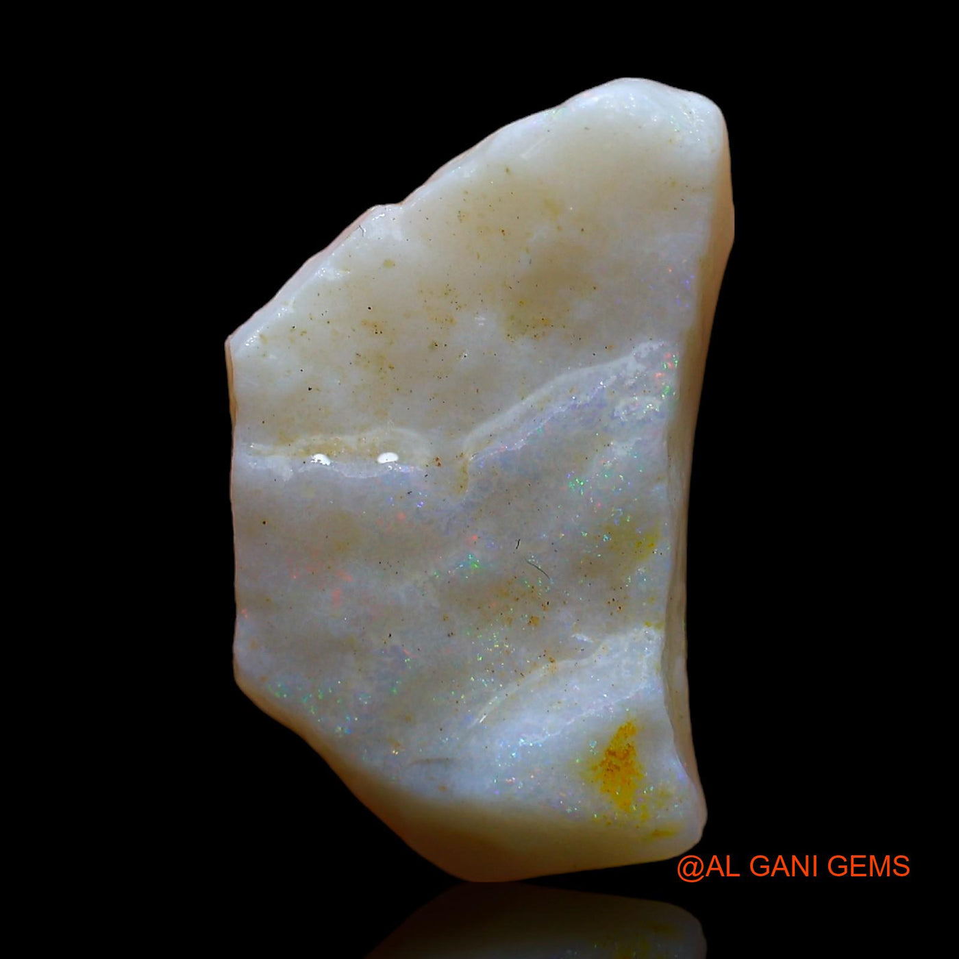 5.00 Cts Natural Australian Fire Opal Loose Gemstone Fancy Rough 18x11x4 mm RC-695