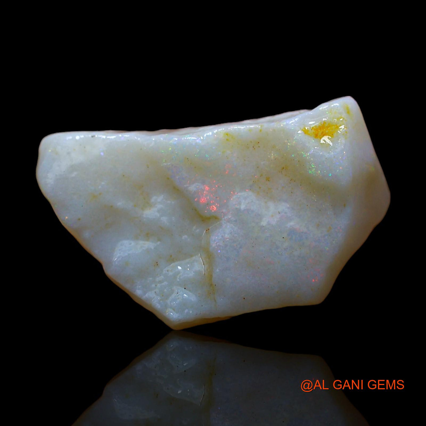 5.00 Cts Natural Australian Fire Opal Loose Gemstone Fancy Rough 18x11x4 mm RC-695