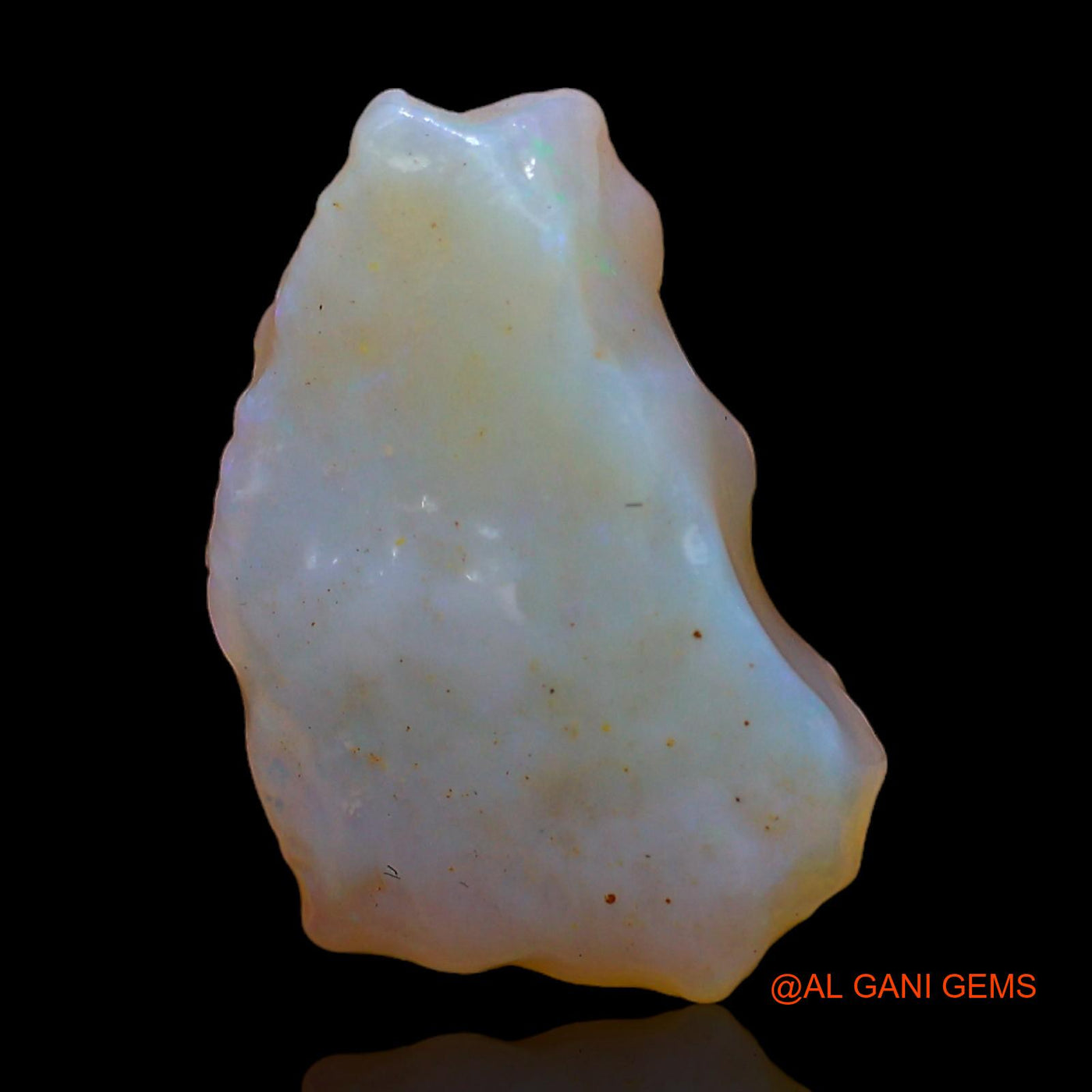 Natural Fire Opal Gemstone 4.00 Cts Loose Fancy Rough From Australia 16x11x4 mm RC-705