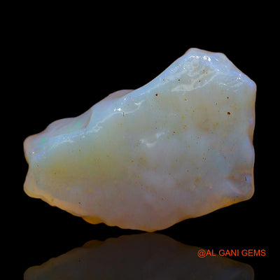 Natural Fire Opal Gemstone 4.00 Cts Loose Fancy Rough From Australia 16x11x4 mm RC-705