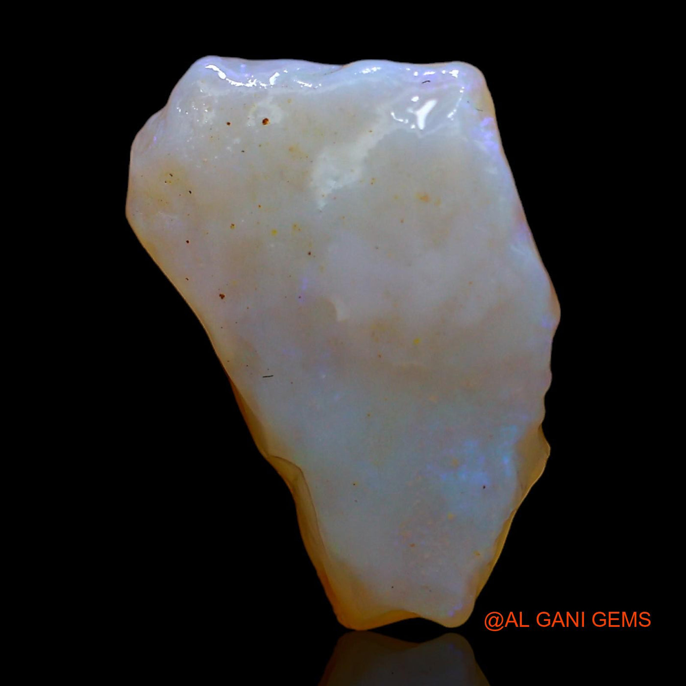 Natural Fire Opal Gemstone 4.00 Cts Loose Fancy Rough From Australia 16x11x4 mm RC-705