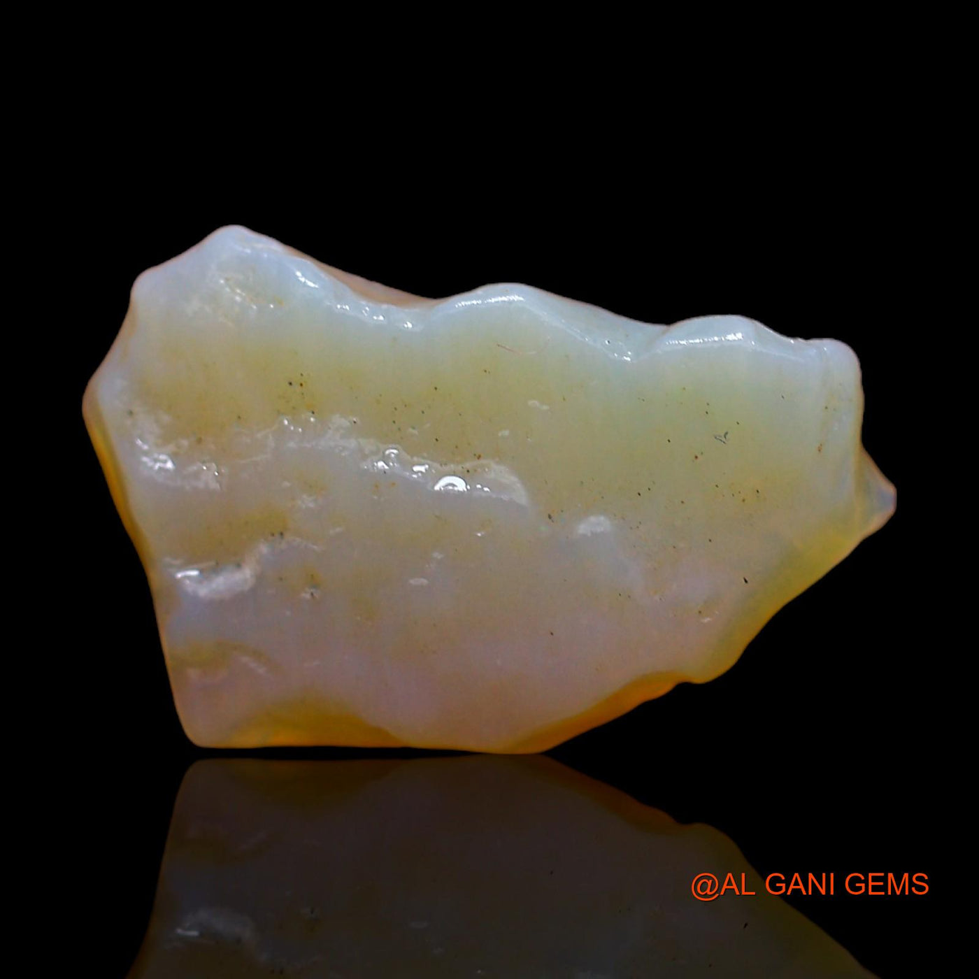 Natural Fire Opal Gemstone 4.00 Cts Loose Fancy Rough From Australia 16x11x4 mm RC-705