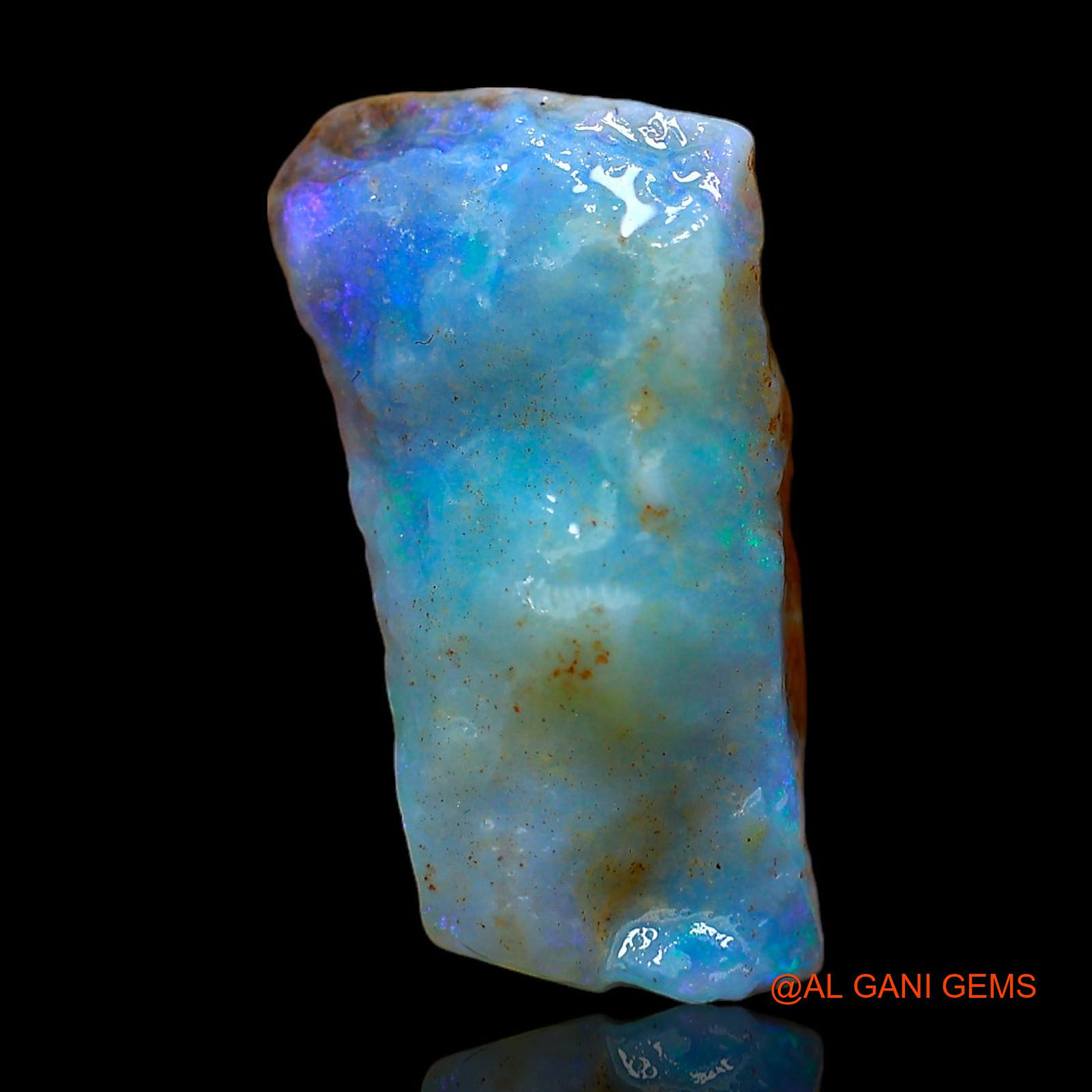 4.00 Cts Unheated Australian Fire Opal Loose Gemstone Fancy Rough Natural 15x9x5 mm RC-706