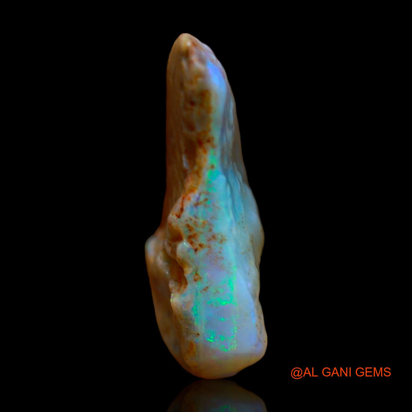 4.00 Cts Unheated Australian Fire Opal Loose Gemstone Fancy Rough Natural 15x9x5 mm RC-706