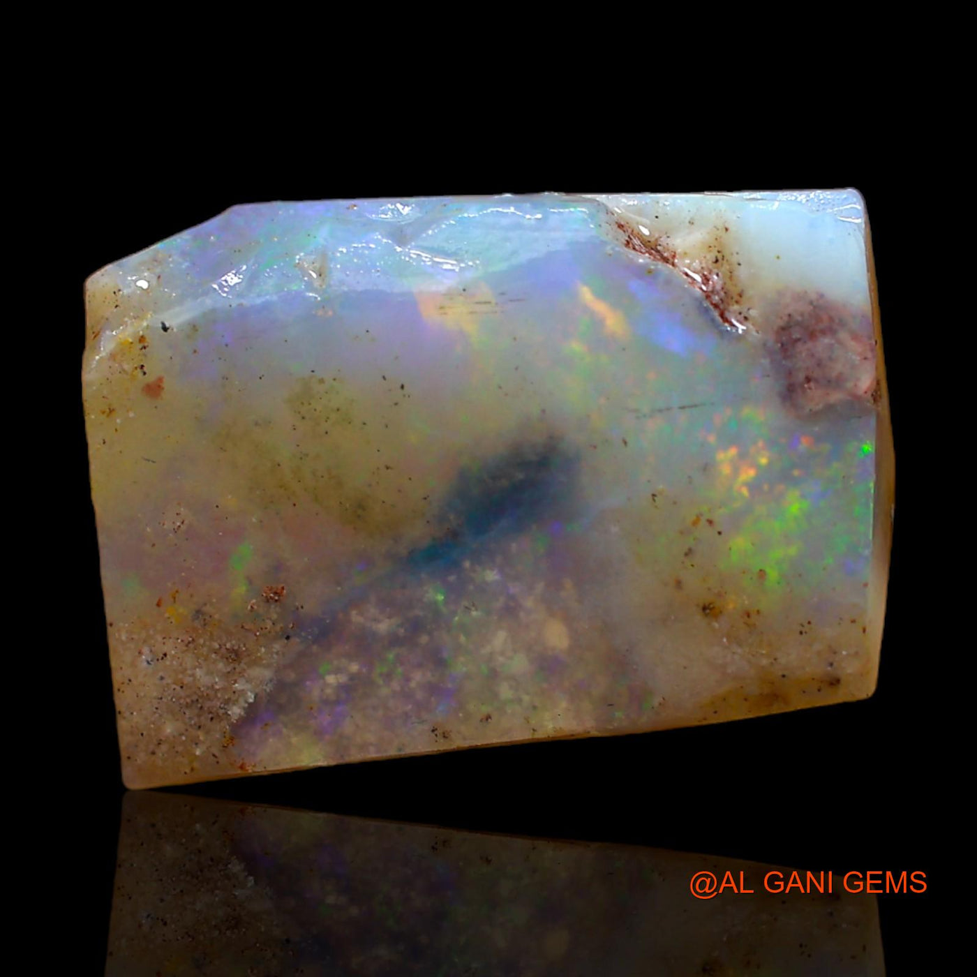 10.00 Cts Natural Australian Fire Opal Loose Gemstone Fancy Rough 17x12x6 mm RC-70