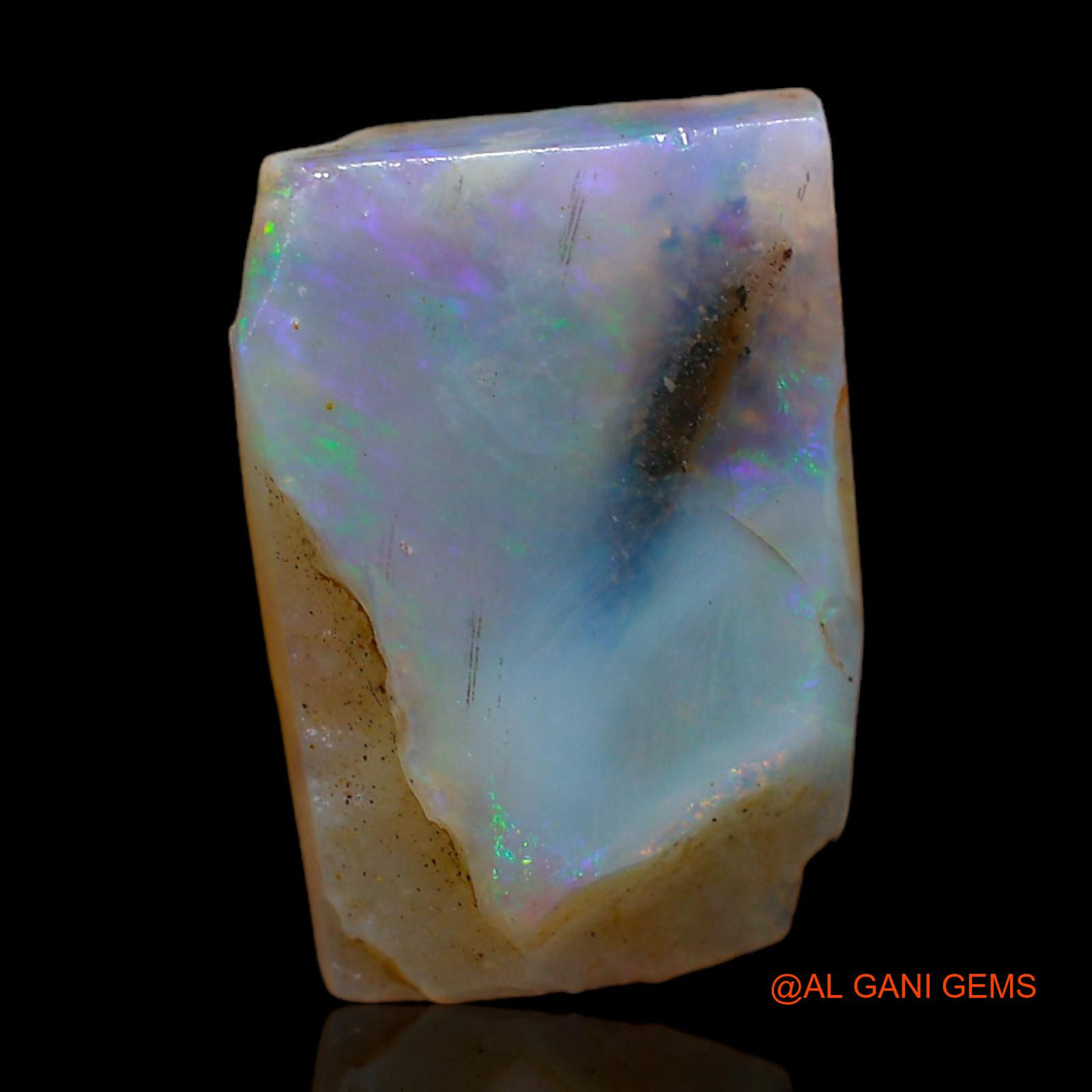10.00 Cts Natural Australian Fire Opal Loose Gemstone Fancy Rough 17x12x6 mm RC-70