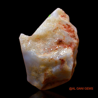 Natural Untreated Fire Opal Loose Gemstone Fancy Rough From Australia 6.00 Cts 13x12x7 mm RC-710