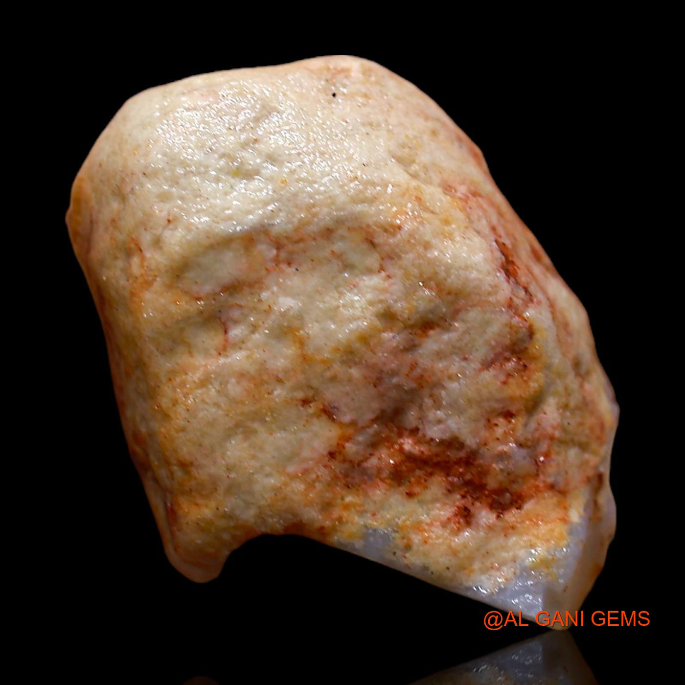Natural Untreated Fire Opal Loose Gemstone Fancy Rough From Australia 6.00 Cts 13x12x7 mm RC-710