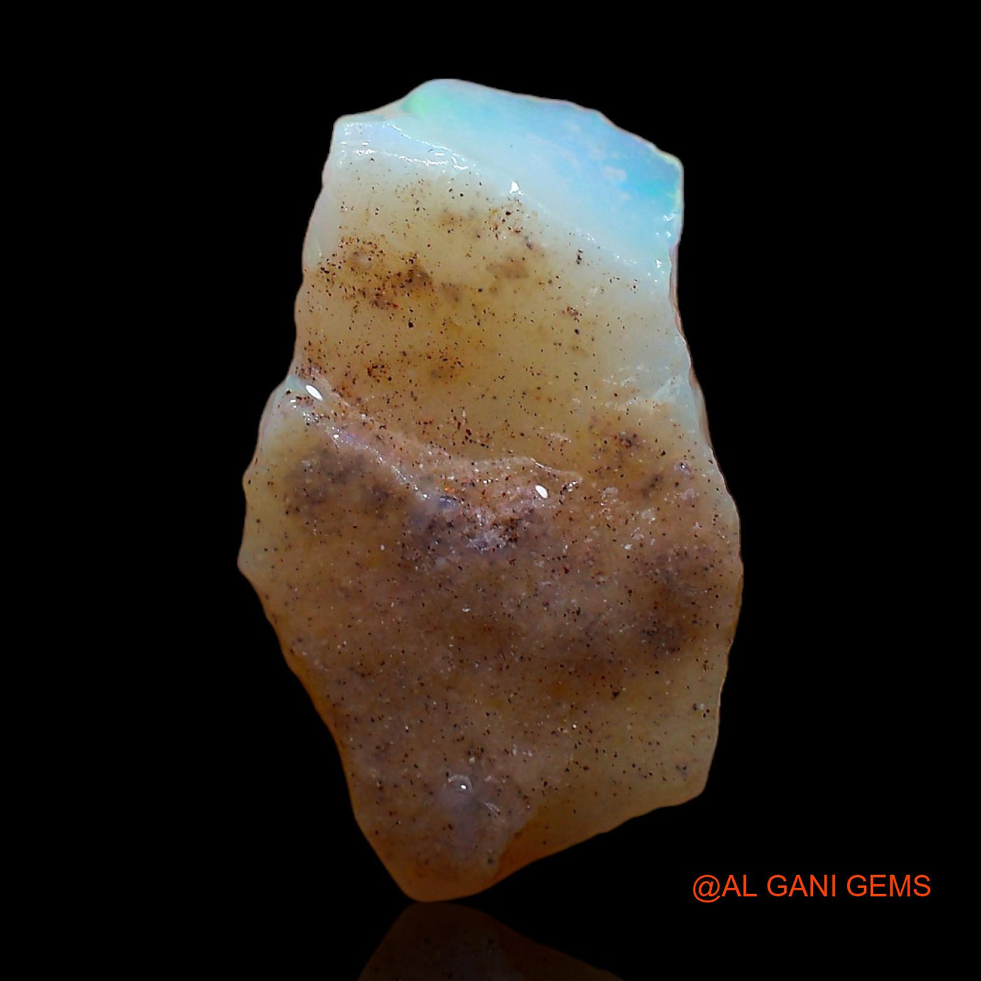 3.00 Cts Unheated Australian Fire Opal Loose Gemstone Fancy Rough Natural 17x10x3 mm RC-713