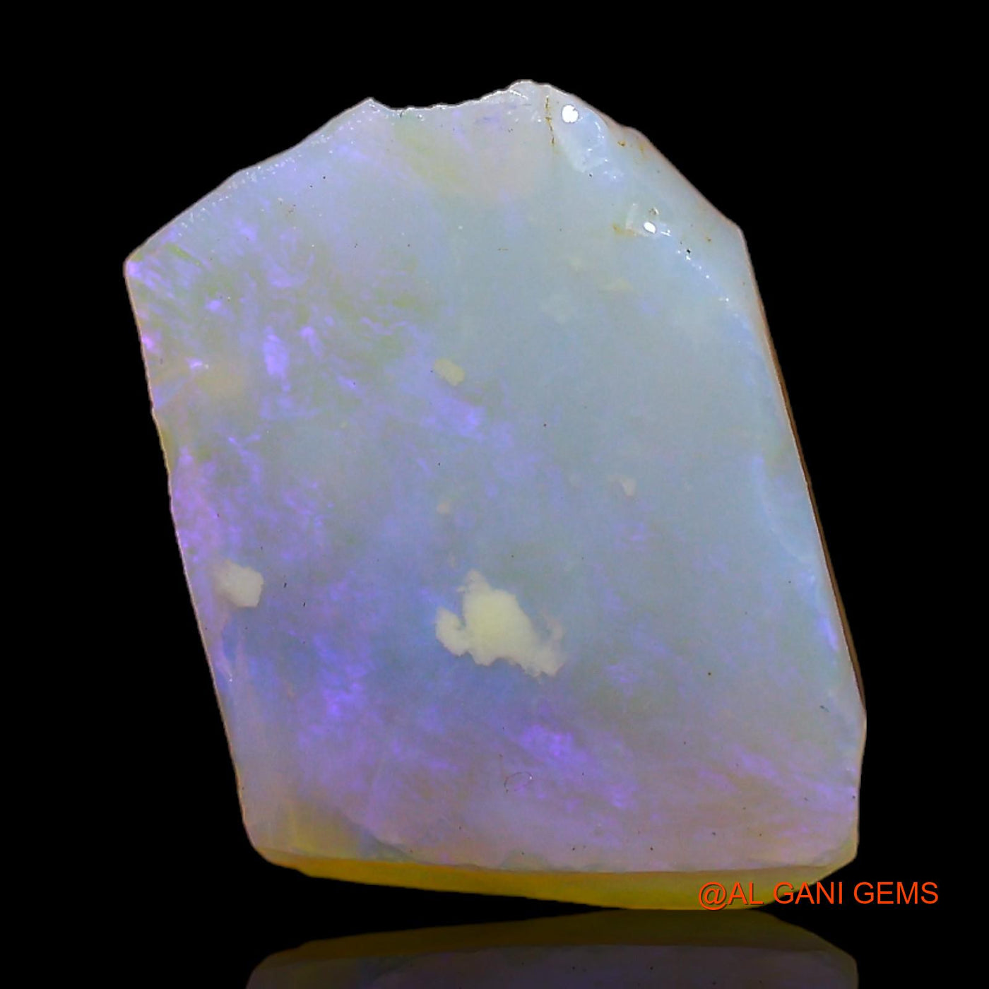 Natural Fire Opal Gemstone 4.00 Cts Loose Fancy Rough From Australia 14x10x4 mm RC-714