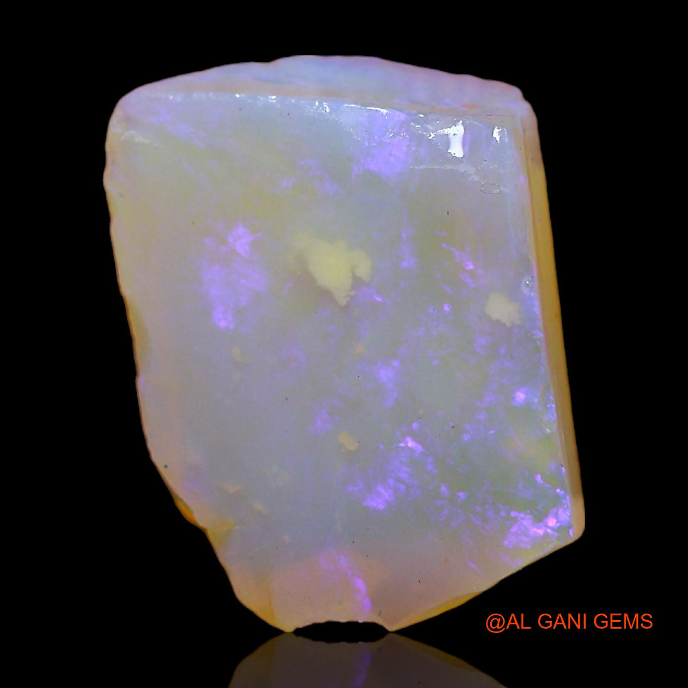 Natural Fire Opal Gemstone 4.00 Cts Loose Fancy Rough From Australia 14x10x4 mm RC-714