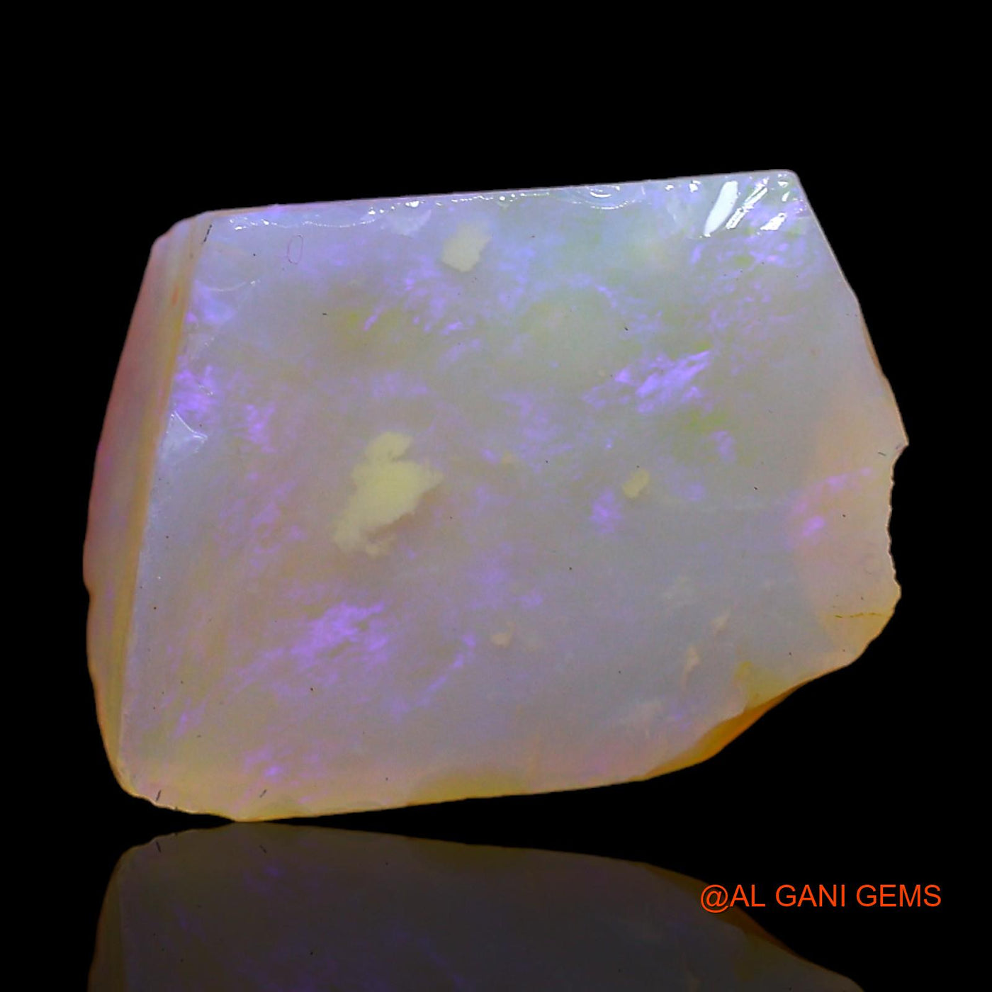 Natural Fire Opal Gemstone 4.00 Cts Loose Fancy Rough From Australia 14x10x4 mm RC-714