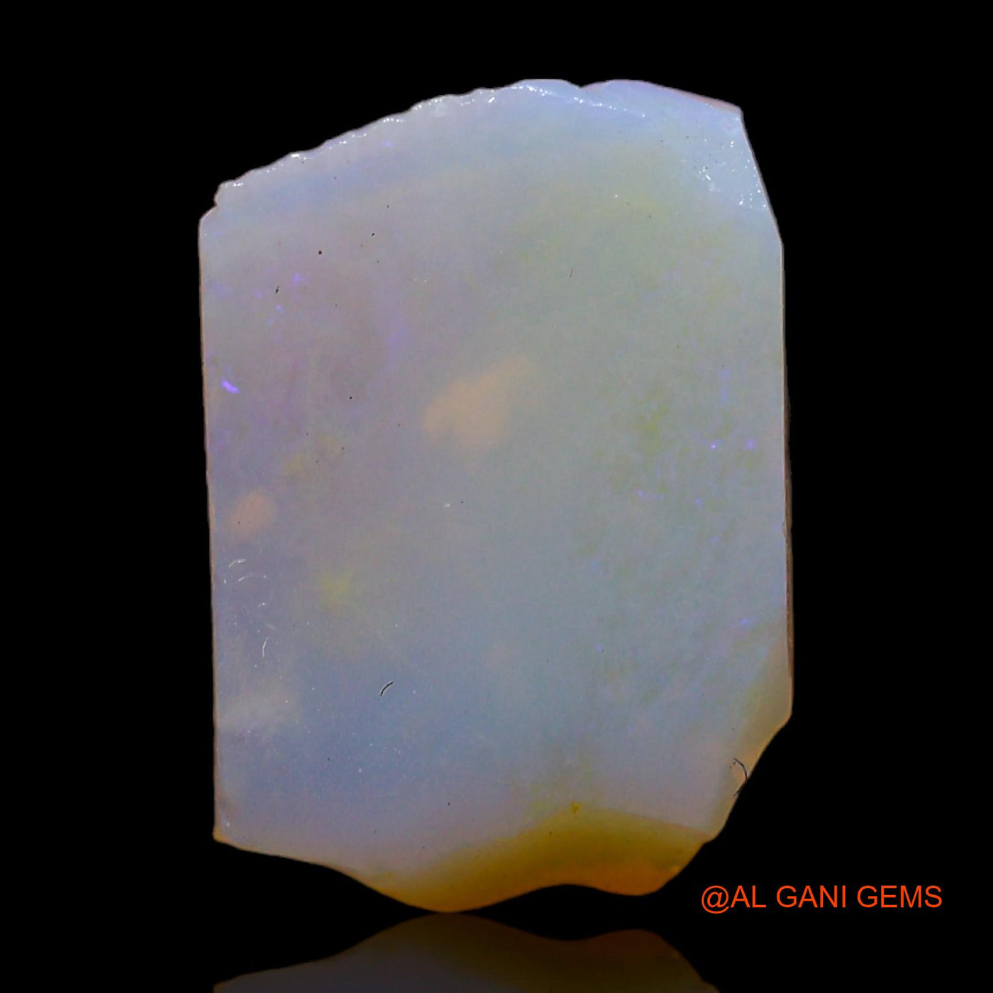 Natural Fire Opal Gemstone 4.00 Cts Loose Fancy Rough From Australia 14x10x4 mm RC-714