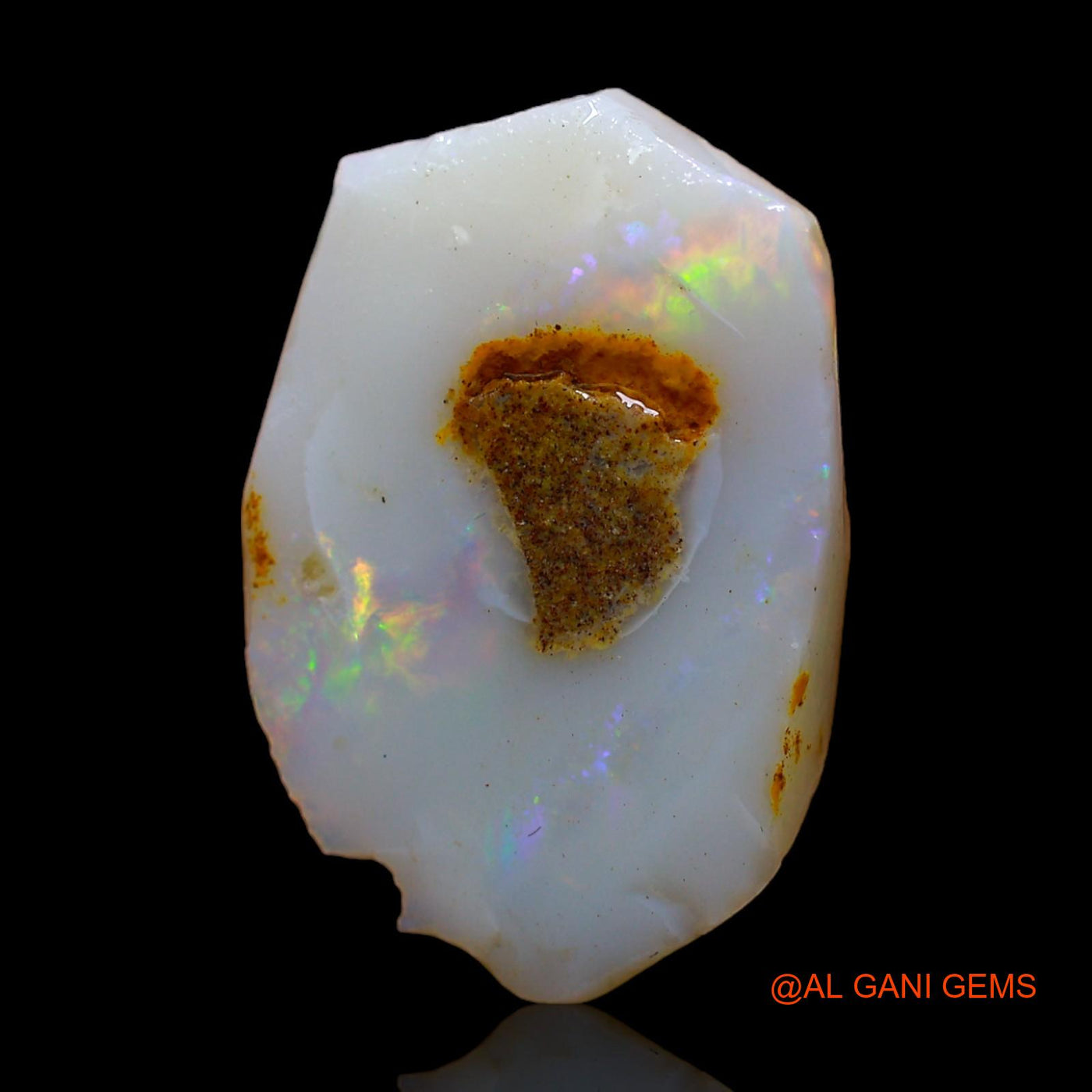 7.00 Cts Natural Australian Fire Opal Fancy Rough Loose Gemstone For Jewelry 21x14x3 mm RC-71