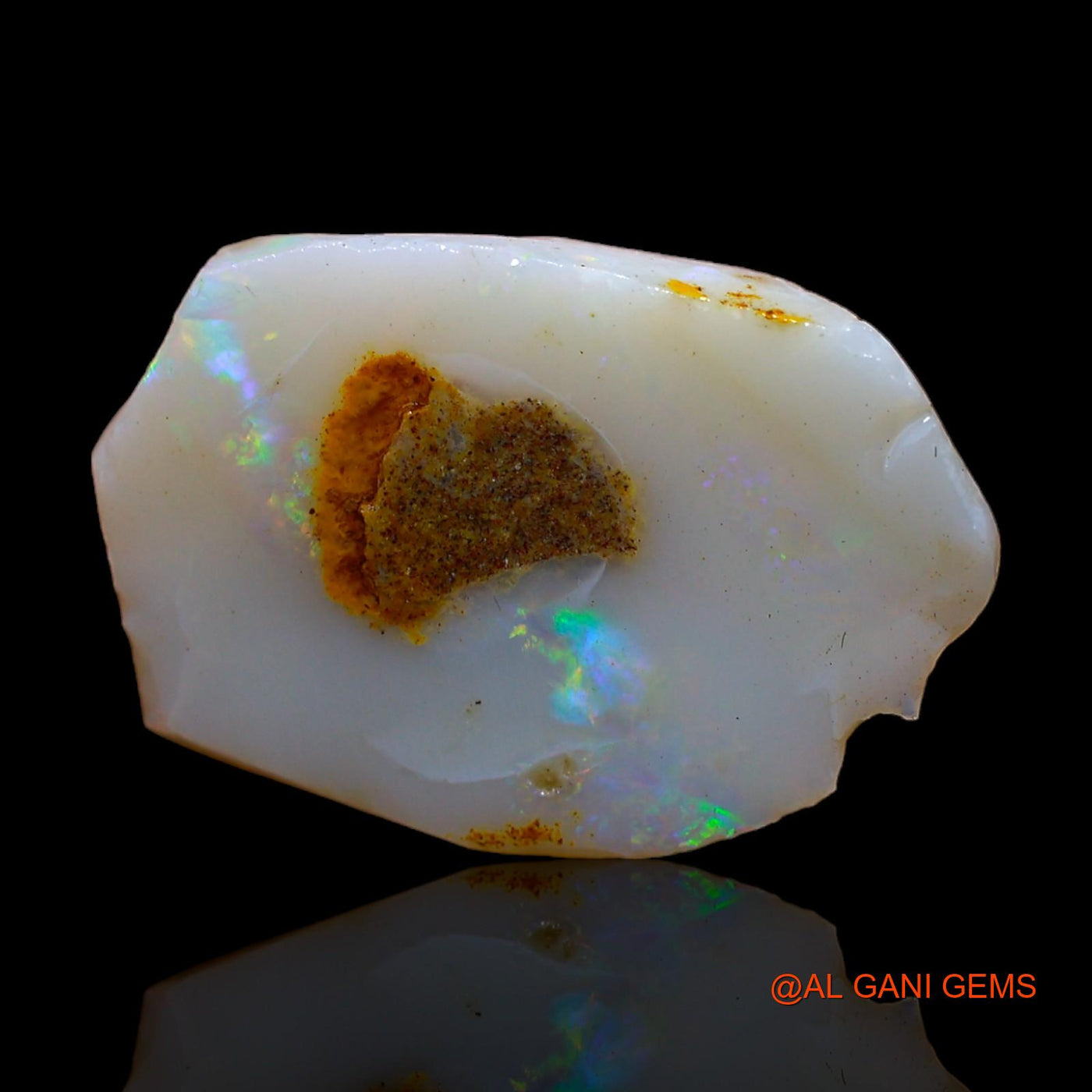 7.00 Cts Natural Australian Fire Opal Fancy Rough Loose Gemstone For Jewelry 21x14x3 mm RC-71