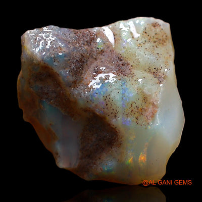 Natural Untreated Fire Opal Loose Gemstone Fancy Rough From Australia 4.00 Cts 13x13x5 mm RC-724