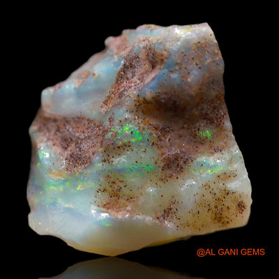 Natural Untreated Fire Opal Loose Gemstone Fancy Rough From Australia 4.00 Cts 13x13x5 mm RC-724
