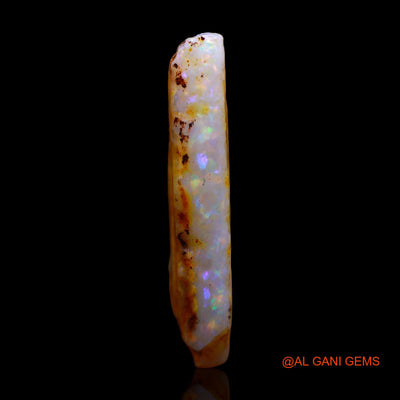 Natural Untreated Fire Opal Loose Gemstone Fancy Rough From Australia 7.00 Cts 23x11x4 mm RC-72